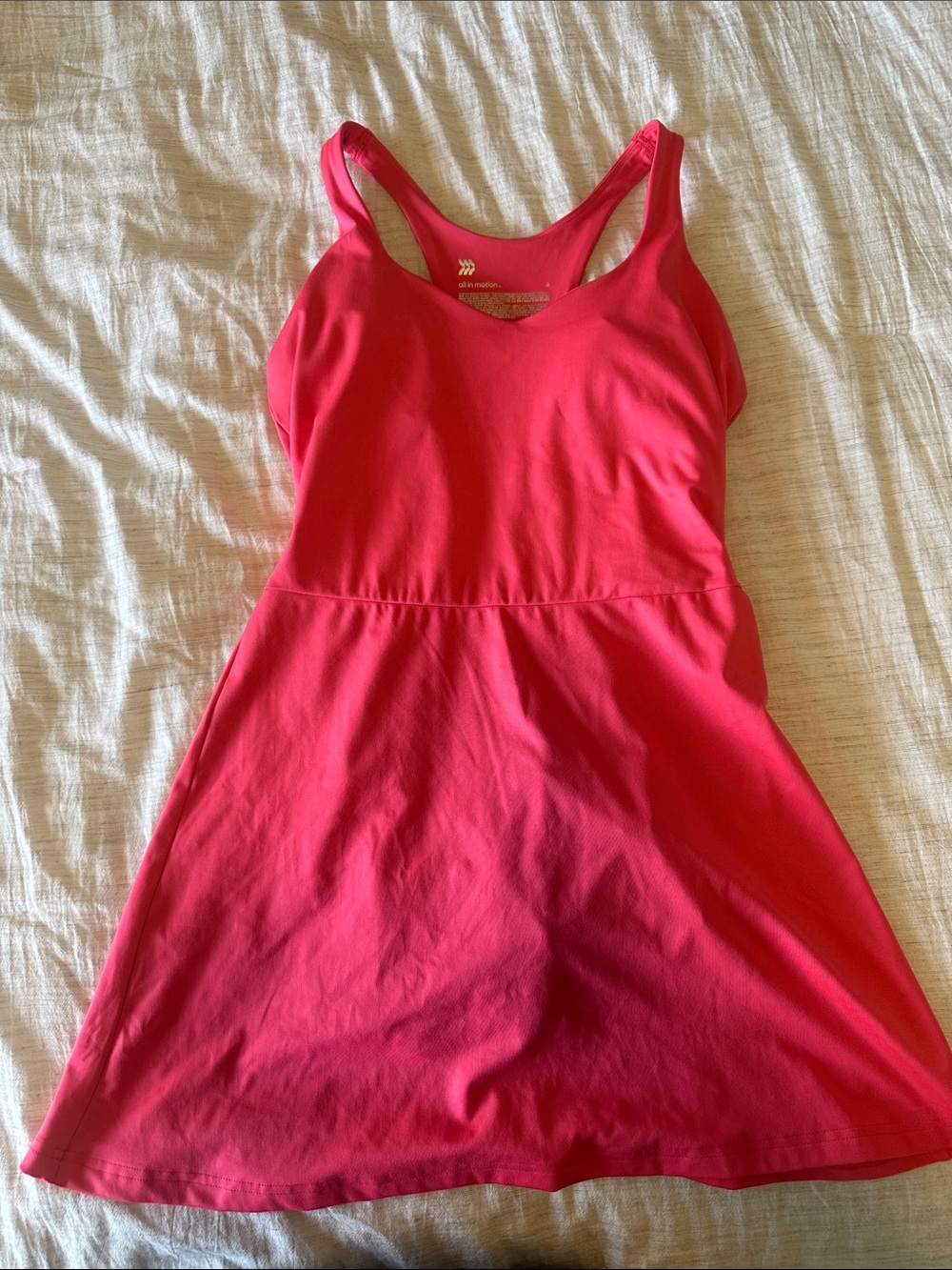 all in motion Hot Pink Racerback athletic dress
